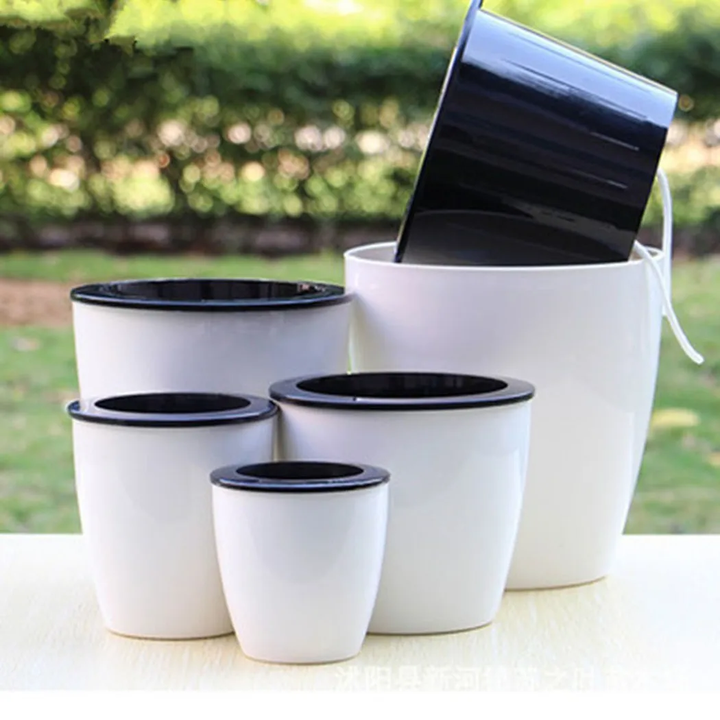 Lazy Flower Pot Self-Watering  - đánh giá và giá Self Watering Insert